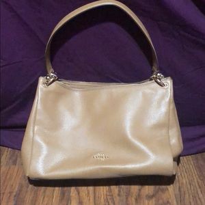 Coach tan medium size purse